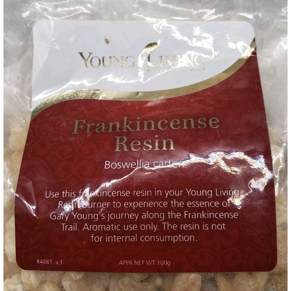 Young Living Resin Burner with Frankincense Carteri Free 1/2 Resin Bag included